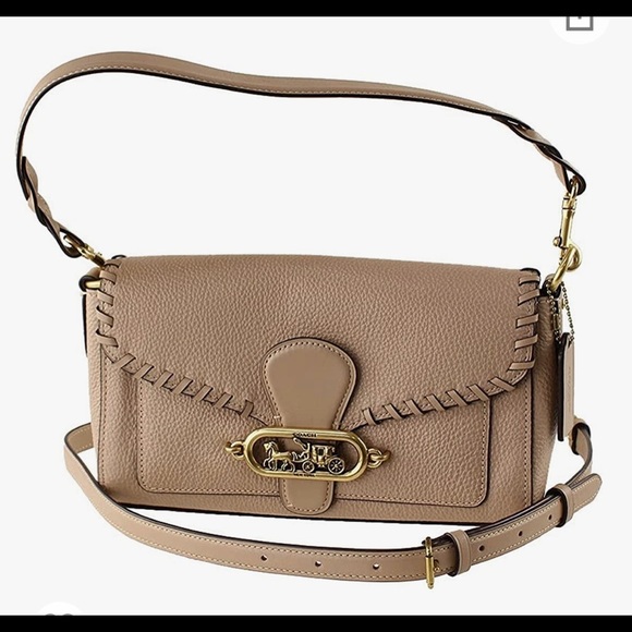 Coach Handbags - Coach Taupe Jade Shoulder Crossbody with Whipstich Purse